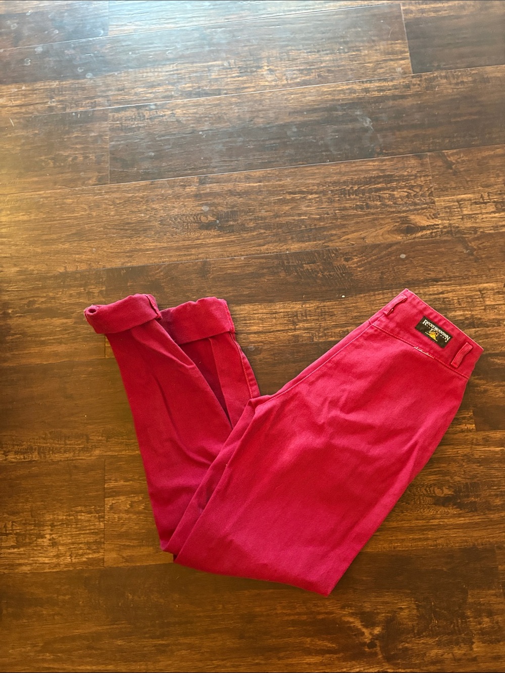 Red Rockies jeans